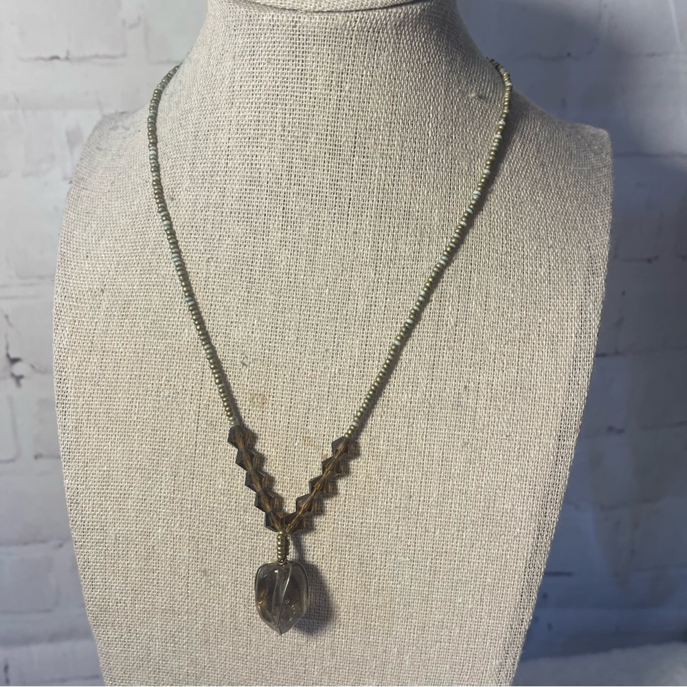 Express Beaded Pendant Necklace